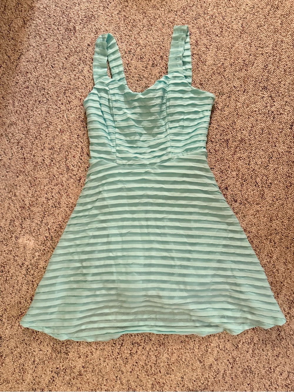 Charlotte Russe Striped Fit-and-Flare Dress